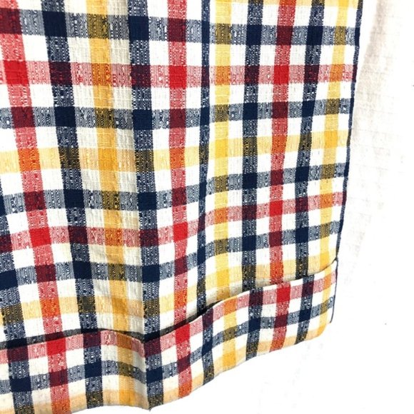 HAGGAR VINTAGE Plaid Wide Leg 70's Pants 32 x 30 - Picture 5 of 8